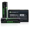 18650 Button-Top Rechargeable Batteries with PCB  [2-Pack]