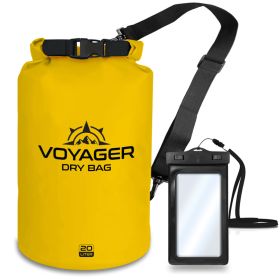 Voyager Waterproof Dry Bag for Kayaking and Water Sports (Option: 20 Liter)