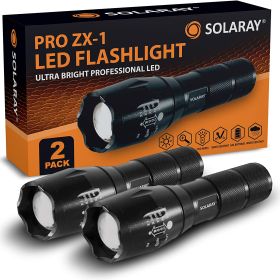 ZX-1 AAA Battery LED Flashlight for Everyday Carry (Option: 2-Pack)