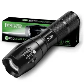 TK120 Compact LED Tactical Flashlight (Option: 1-Pack)
