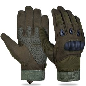 XG-TG1 Tactical Self Defense Gloves Hard Knuckle (Full Finger) (Option: X-Large)